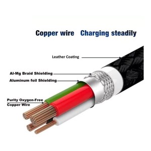 کابل تبدیل USB به Type-C برند WUW طول 1 متر